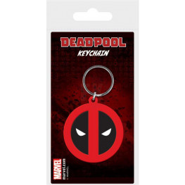 Marvel Comics Rubber klúčenka Deadpool Symbol 6 cm